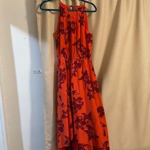 Banana Republic silk floral dress